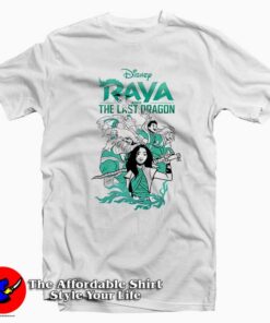 Disney Raya and the Last Dragon Characters T-shirt