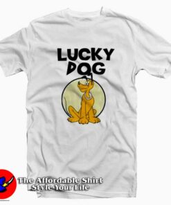 Disney St Patrick's Day Pluto Lucky Dog T-shirt