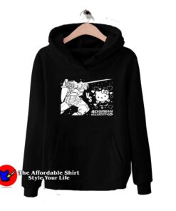 Funny Gundam vs Hello Kitty Unisex Hoodie