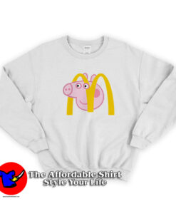 Funny Parody Peppa Pig x McDonalds Sweatshirt