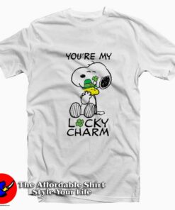 Peanuts St Patrick's Snoopy Lucky Charm T-shirt