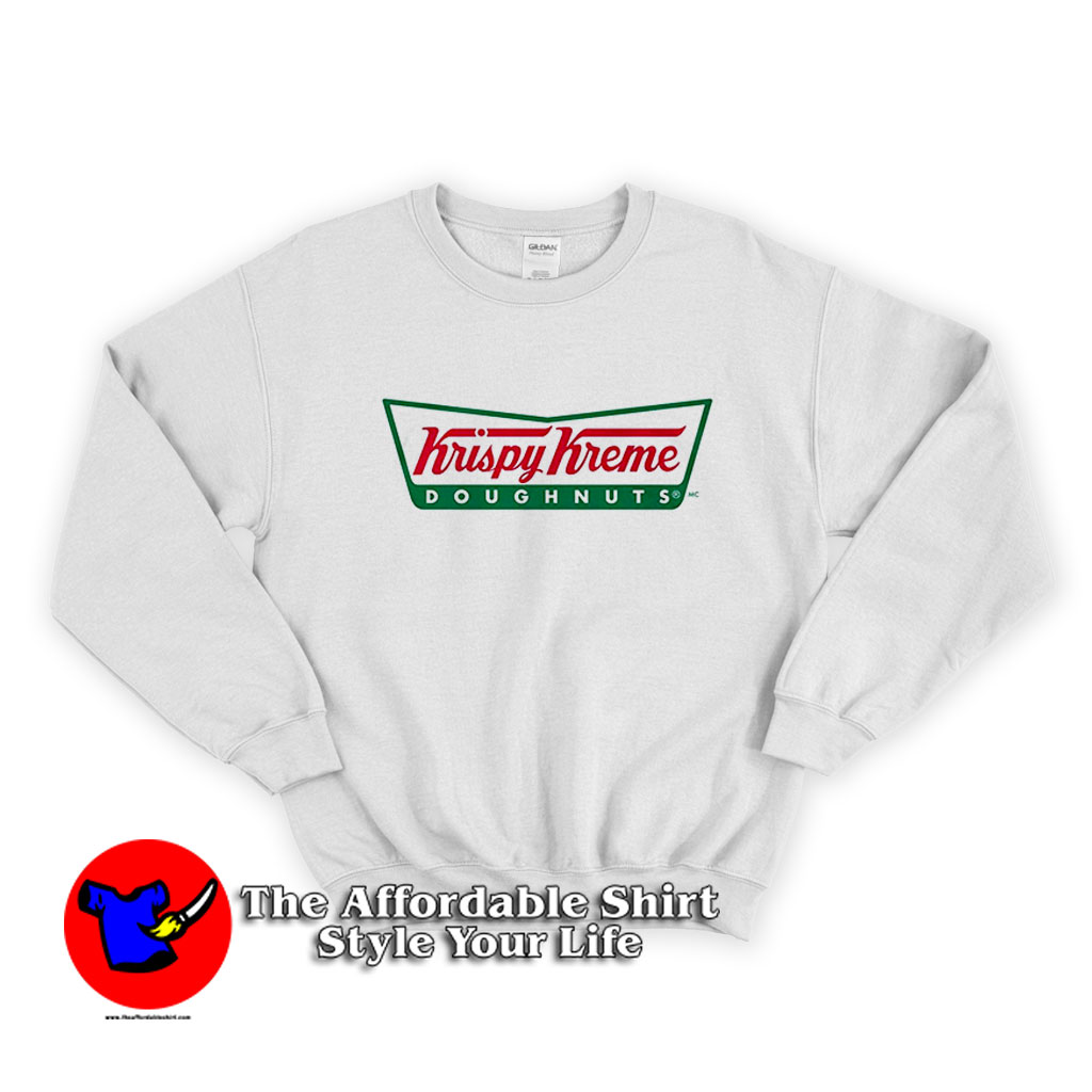 Quickfits Krispy Kreme Donuts Logo Sweatshirt For Style Your Life