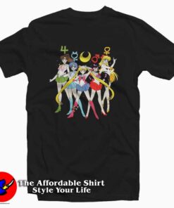 Sailor Moon Sailor Guardian Lineup Unisex T-shirt