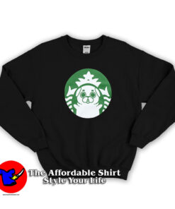 Starbucks Parody Puglie Starpug Sweatshirt