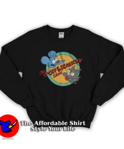 The Simpsons Itchy and Scratchy Show Sweatshirt