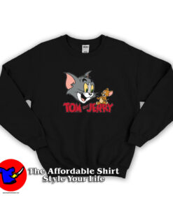 Vintage Cartoon Tom and Jerry Unisex Sweatshirt