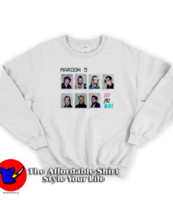 Vintage Maroon 5 Red Pill Blues Unisex Sweatshirt