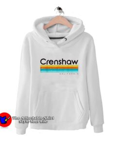 Crenshaw California CA Vintage Design Hoodie