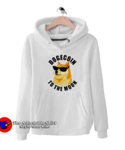 Dogecoin To The Moon Cryptocurrency Hoodie