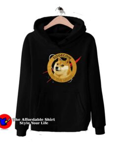 Funny Nasa Doge Coin To The Moon Unisex Hoodie