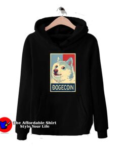 Retro Cryptocurrency DogeCoin To The Moon Hoodie
