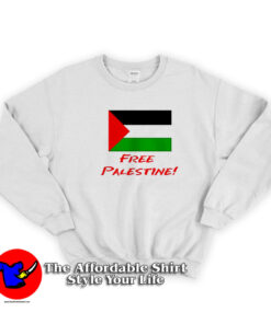 Cool Free Palestine Graphic Unisex Sweatshirt