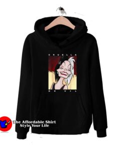 Disney Dalmatians Cruella Smile Portrait Hoodie