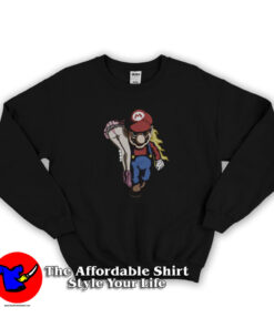 Funny Nintendo Mario and Peach Unisex Sweatshirt