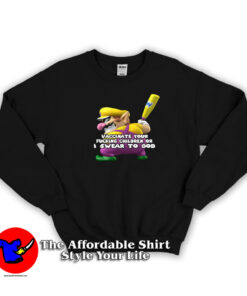 Funny Parody Pro Vaccination Wario Unisex Sweatshirt