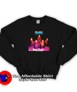 Vintage Deep Purple Burn Album Cover Unisex Sweatshirt