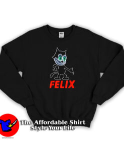 Vintage Felix The Cat Glowing Unisex Sweatshirt