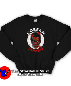 Vintage Retro korean zombie Unisex Sweatshirt