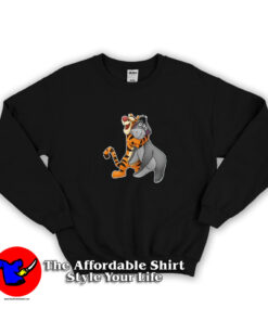 Winnie The Pooh Cartoon Tigger Eeyore Sweatshirt