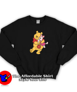 Winnie The Pooh Piglet Cartoon Characters Sweatshirt