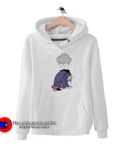 Winnie The Pooh Rainy Sad Eeyore Unisex Hoodie
