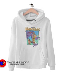 Disney Hercules Hydra Battle Retro Graphic Hoodie