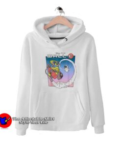 Disney Pixar Wall-E Fly Eve Retro Distressed Hoodie
