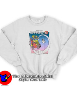 Disney Pixar Wall-E Fly Eve Retro Distressed Sweatshirt