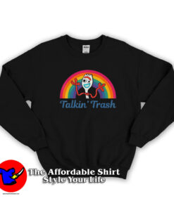 Disney Toy Story 4 Forky Talkin Trash Rainbow Sweatshirt