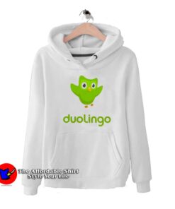 Duolingo Go Public Logo Graphic Unisex Hoodie