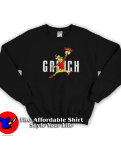 Grinch Santa Slam Dunk Jumpman Unisex Sweatshirt