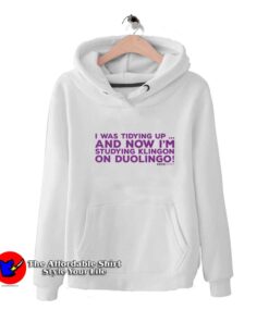I'm studying Klingon on Duolingo Graphic Hoodie