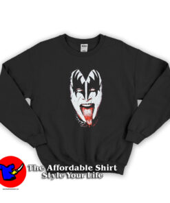 KISS Gene Simmons Crazy Tongue Unisex Sweatshirt