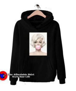 Marilyn Monroe CUte Eating Graphic Unisex Hoodie