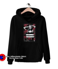 Marilyn Monroe Garden Red Rose Unisex Hoodie