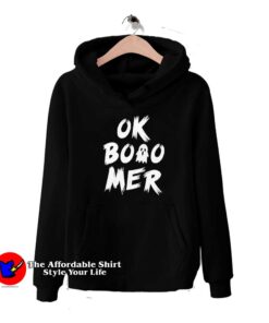 Ok Boomer Ghost Funny Halloween Parody Hoodie