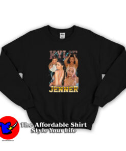 Retro Kylie Jenner Beautiful Pose Unisex Sweatshirt