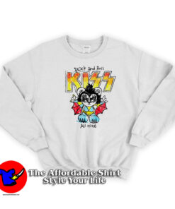 Rock And Roll Kids KISS In The Lines Unisex Sweatshirt