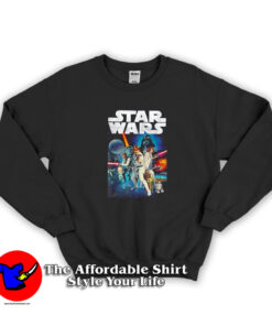 Star Wars Vintage Cast Poster Unisex Sweatshirt