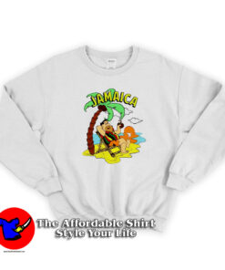 The Flintstones Fred Jamaica Beach Vintage Sweatshirt