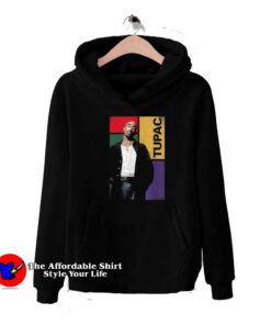Tupac Shakur Photo Squared Vintage Unisex Hoodie