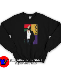 Tupac Shakur Photo Squared Vintage Unisex Sweatshirt