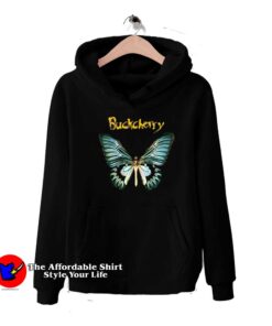 Vintage Buckcherry Black Butterfly Unisex Hoodie