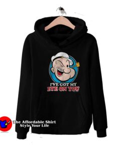 Vintage Cartoon Popeye Funny Character Hoodie