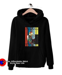 Vintage Elton John Rocketman Play Piano Hoodie