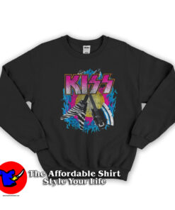 Vintage KISS Young & Wasted Rock Band Sweatshirt