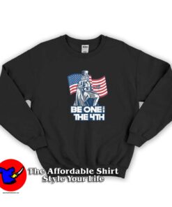 Be One with the 4th Independence Day Flag Sweatshirt