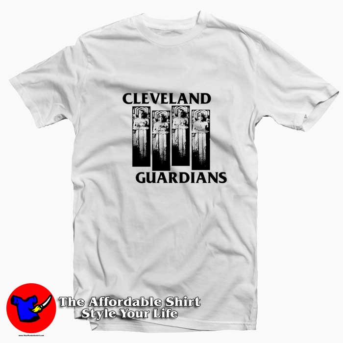 Cleveland Guardians Black Flag Parody T-shirt