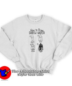 How To Draw Darth Vader Graphic Unisex Sweatshirt