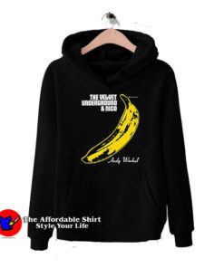 Lou Reed And NICO Banana Peel Here Hoodie
